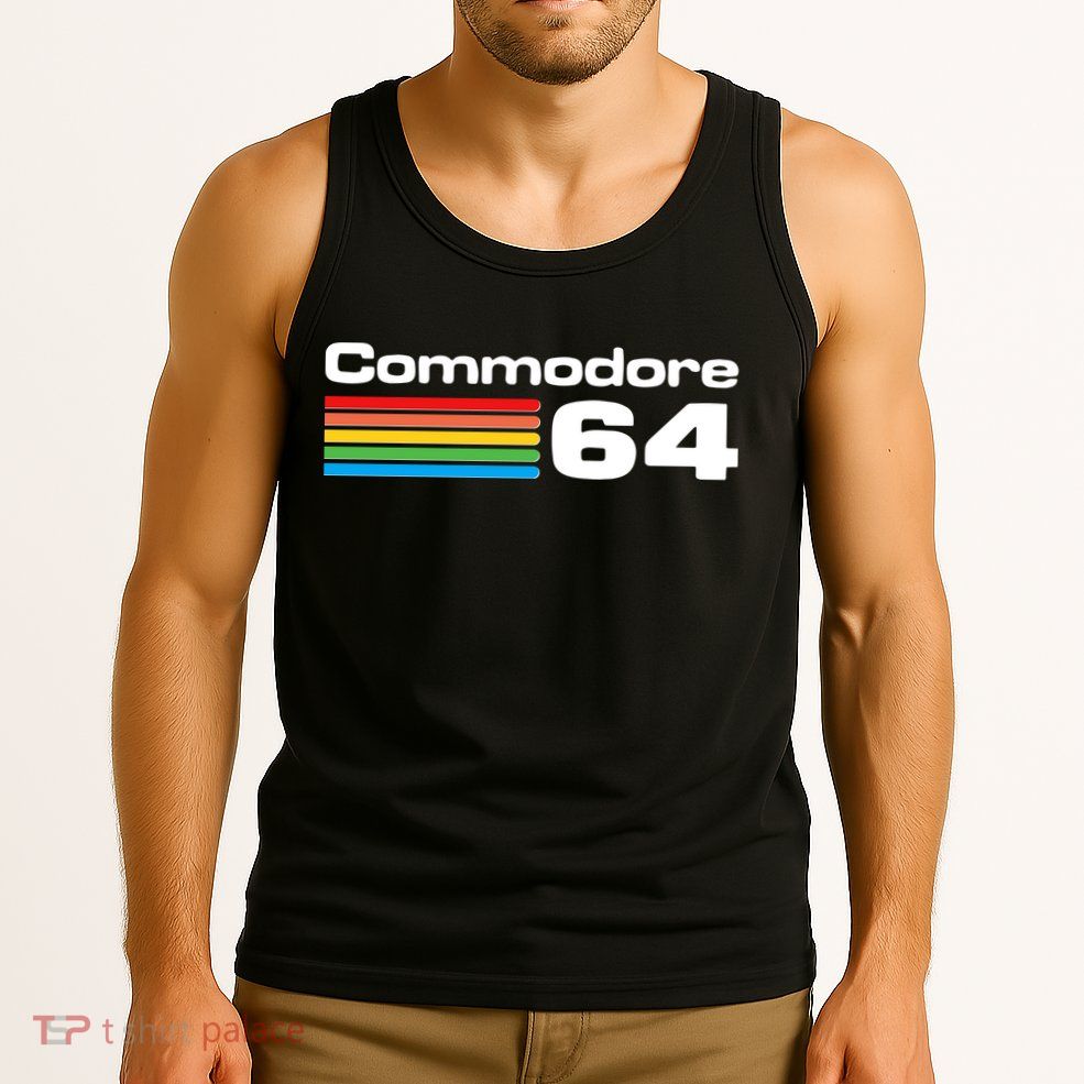 Retro Vintage Commodore Computer Logo Tank Top