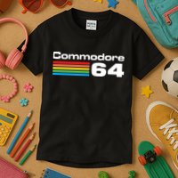 Retro Vintage Commodore Computer Logo Kids T-Shirt