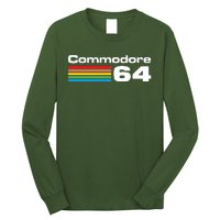 Retro Vintage Commodore Computer Logo Long Sleeve Shirt