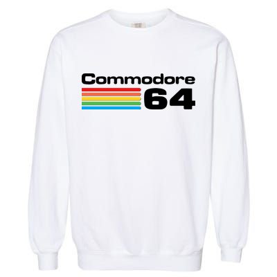 Retro Vintage Commodore Computer Logo Garment-Dyed Sweatshirt