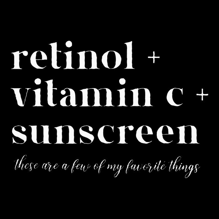 Retinol Vitamin C And Sunscreen Aesthetic Esthetician Nurse Cooling Performance Crew T-Shirt