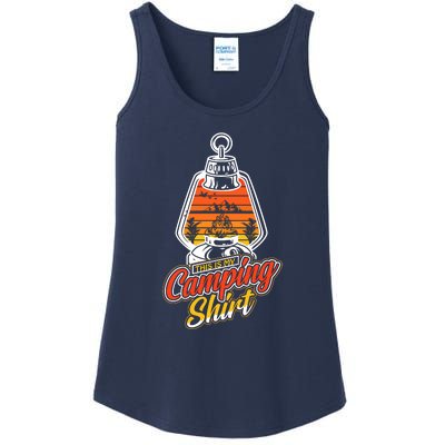 Retro Vintage Camp This Is My Camping Gift Ladies Essential Tank