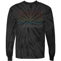 Retro Vintage Dominator Tie-Dye Long Sleeve Shirt