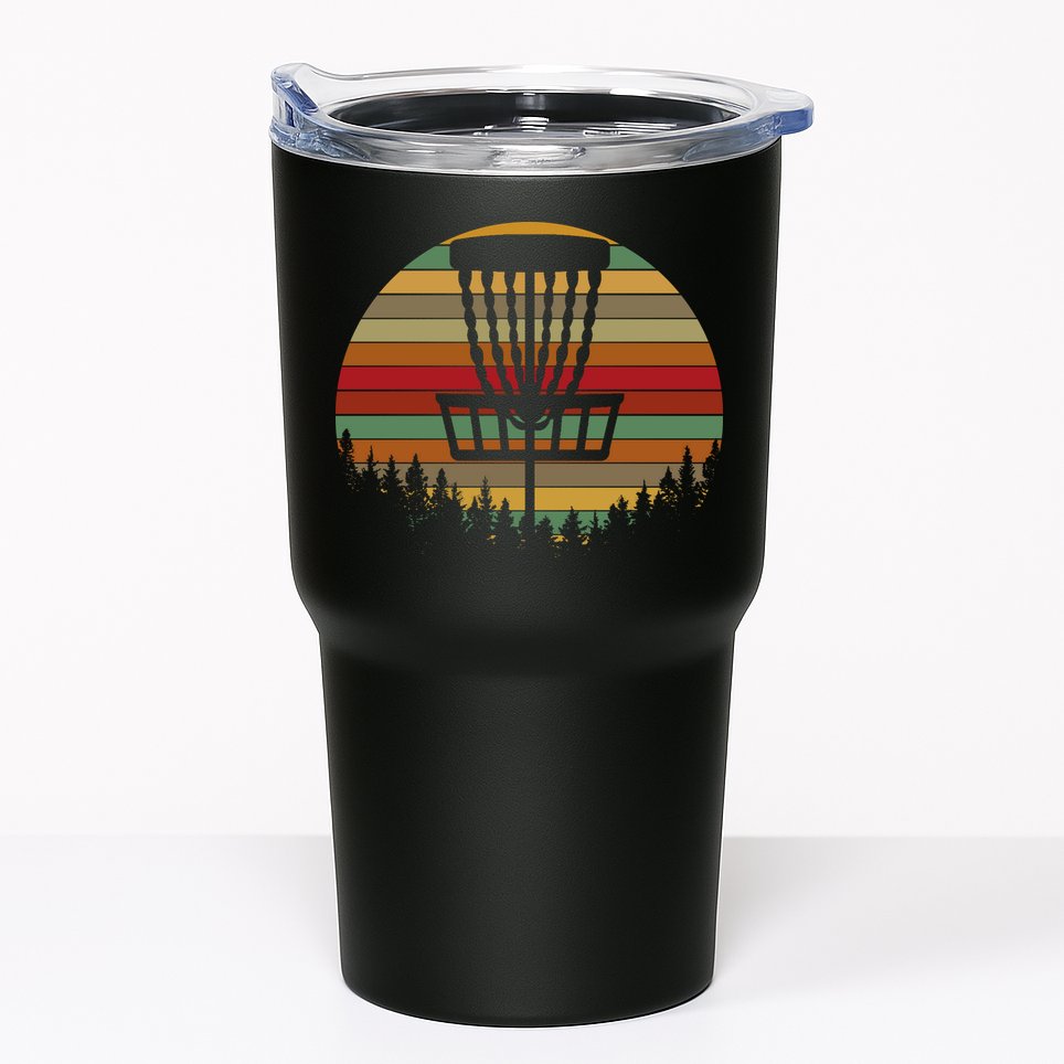 Retro Vintage Disc Golf Frolf Flying Disc Sport Lover Tumbler