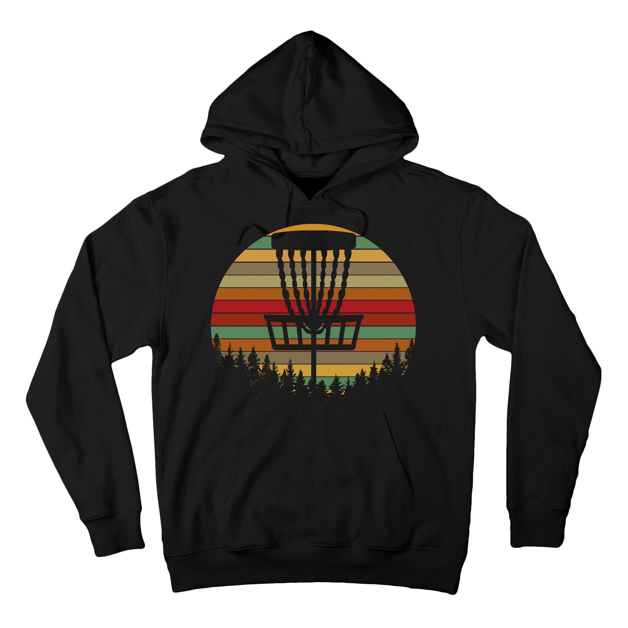 Retro Vintage Disc Golf Frolf Flying Disc Sport Lover Tall Hoodie