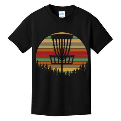 Retro Vintage Disc Golf Frolf Flying Disc Sport Lover Kids T-Shirt