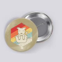 Retro Vintage Dog Cute Dog Groomer Button