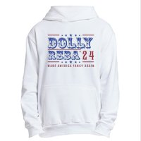 Retro Vintage Dolly And Reba 2024 Make America Fancy Again Urban Pullover Hoodie