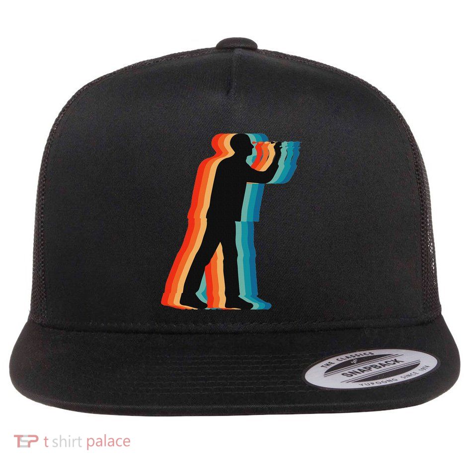 Retro Vintage Dart Master Lover Dart Master Lover Flat Bill Trucker Hat