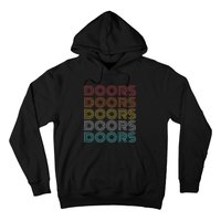 Retro Vintage Doors Hoodie