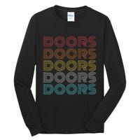 Retro Vintage Doors Tall Long Sleeve T-Shirt