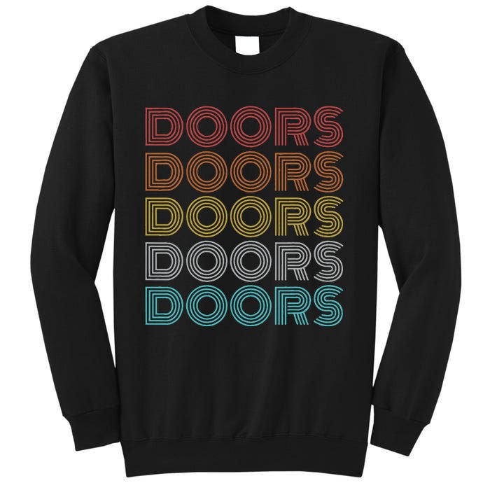 Retro Vintage Doors Tall Sweatshirt