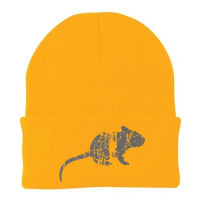 Rat Vintage Design Rat Print Knit Cap Winter Beanie