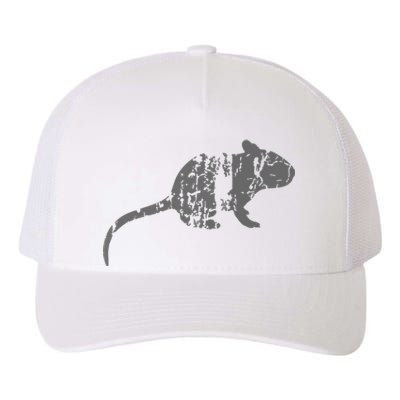 Rat Vintage Design Rat Print Yupoong Adult 5-Panel Trucker Hat