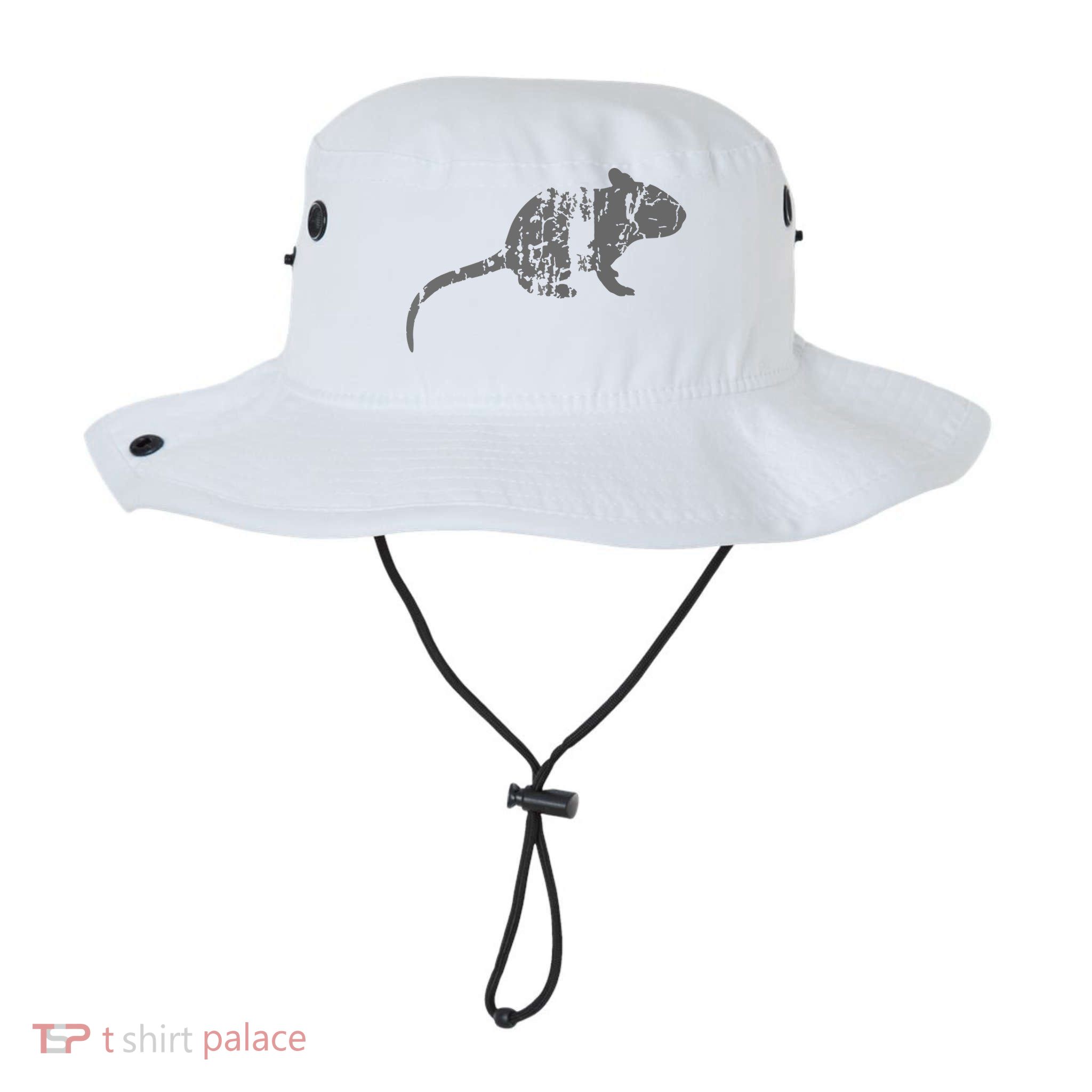 Rat Vintage Design Rat Print Bucket Hat