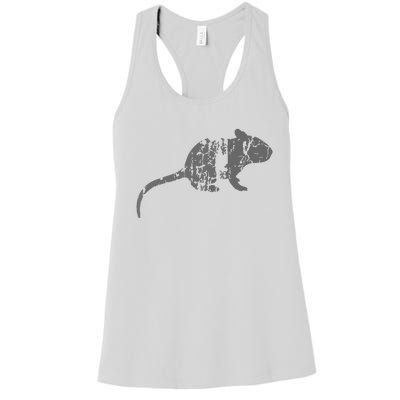 Rat Vintage Design Rat Print Women's Racerback Tank