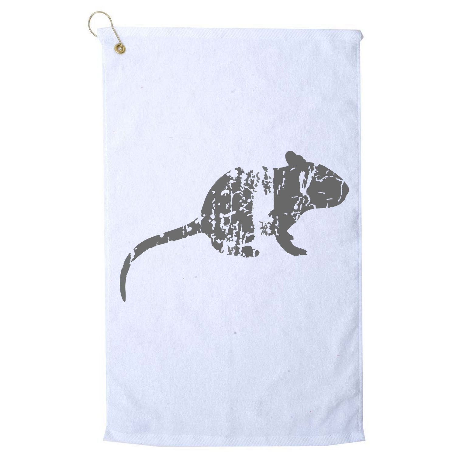 Rat Vintage Design Rat Print Golf Towel