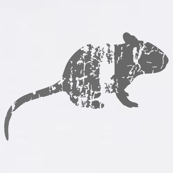 Rat Vintage Design Rat Print Golf Towel