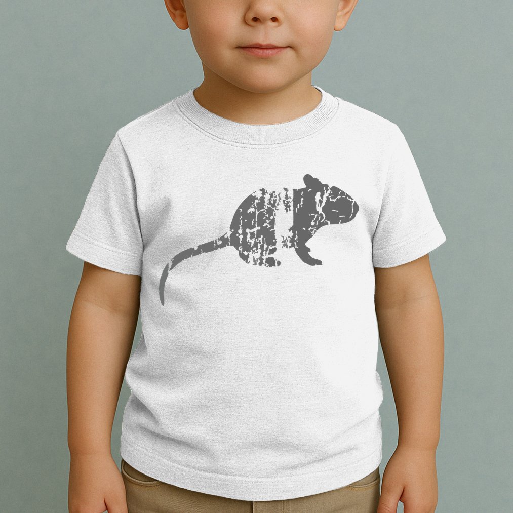 Rat Vintage Design Rat Print Toddler T-Shirt