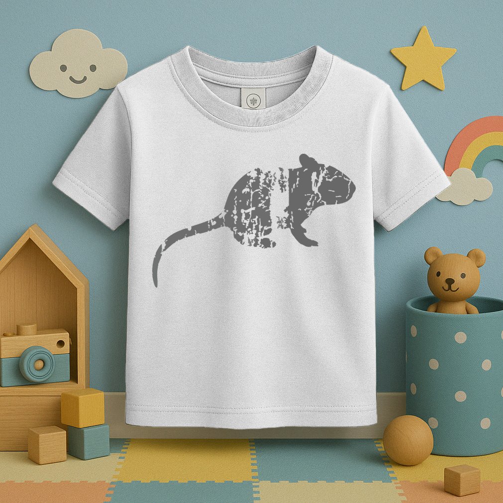 Rat Vintage Design Rat Print Toddler T-Shirt