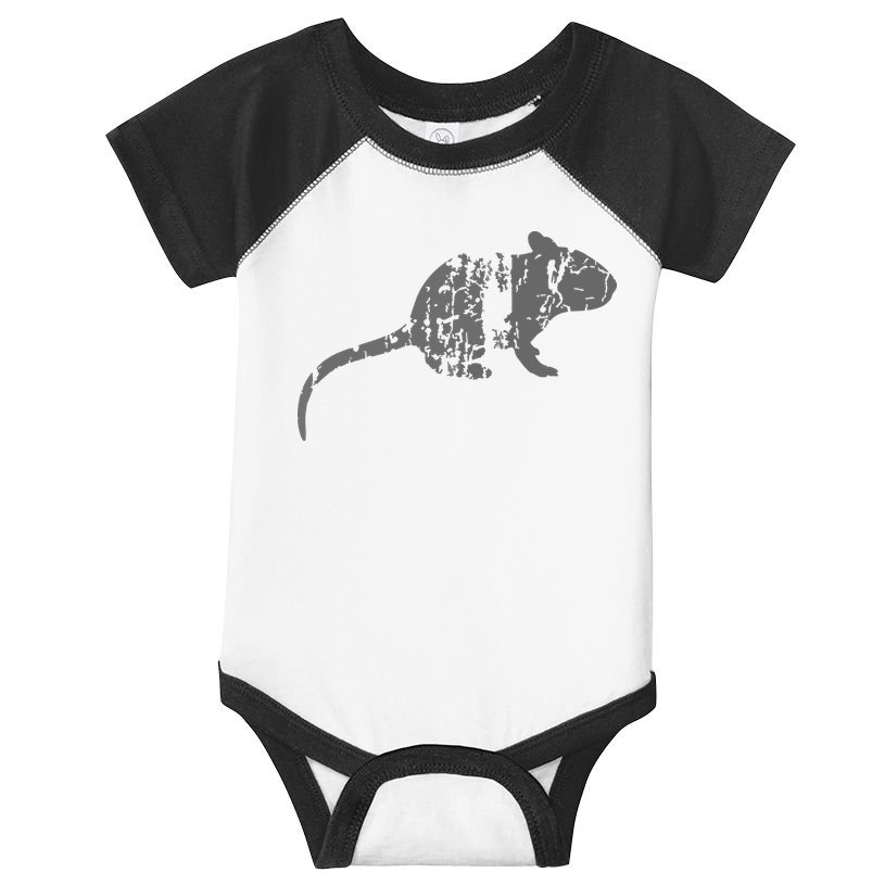 Rat Vintage Design Rat Print Infant Baby Jersey Bodysuit