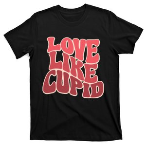 Retro Valnetines Day Love Like Cupid T-Shirt