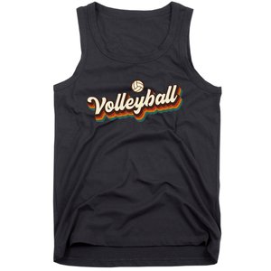 Retro Volleyball Design Volleyball Tank Top