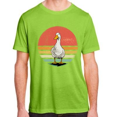 Retro Vintage Duck Gift Adult ChromaSoft Performance T-Shirt