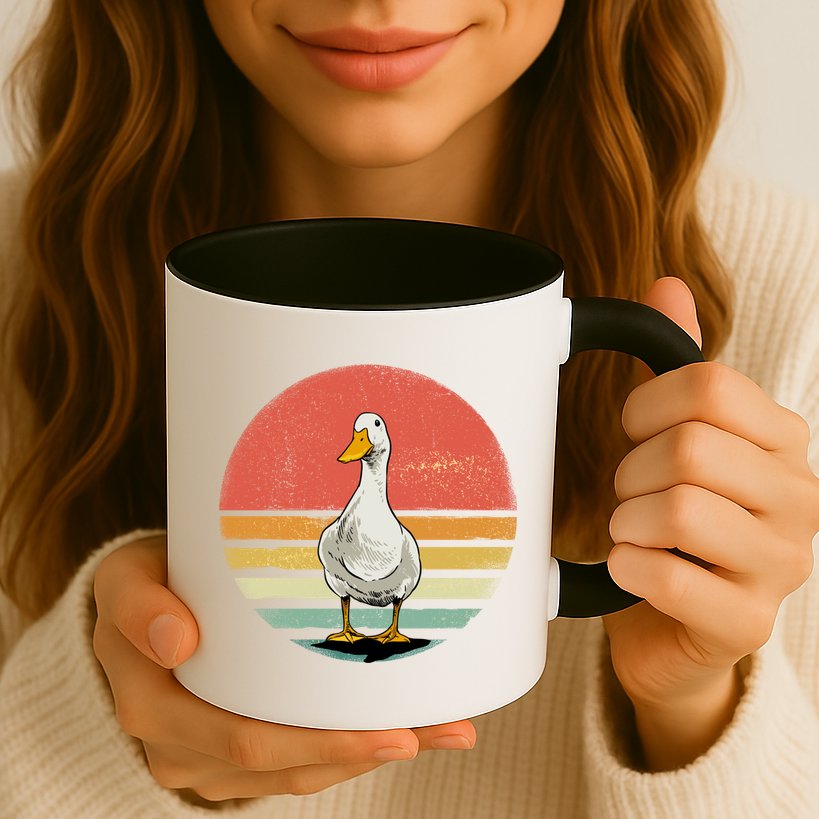 Retro Vintage Duck Gift Mug