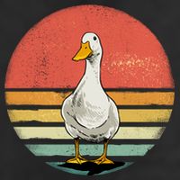 Retro Vintage Duck Gift Beanie
