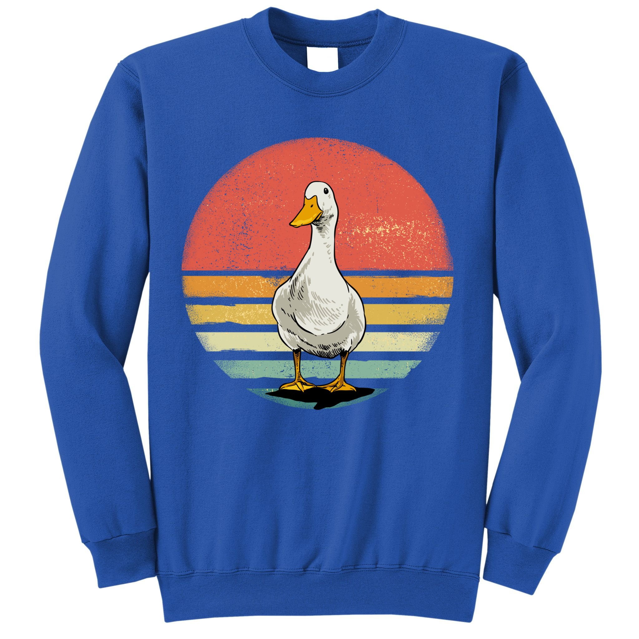 Retro Vintage Duck Gift Sweatshirt
