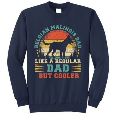 Retro Vintage Dog Funny Belgian Malinois Dad Fathers Day Sweatshirt