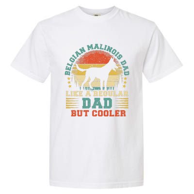 Retro Vintage Dog Funny Belgian Malinois Dad Fathers Day Garment-Dyed Heavyweight T-Shirt