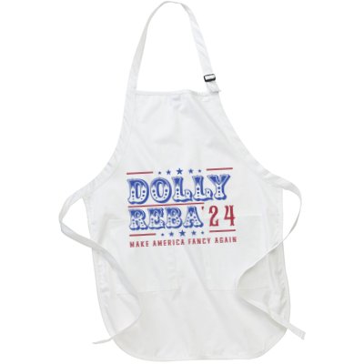Retro Vintage Dolly And Reba 2024 Make America Fancy Again Apron