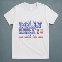 Retro Vintage Dolly And Reba 2024 Make America Fancy Again T-Shirt