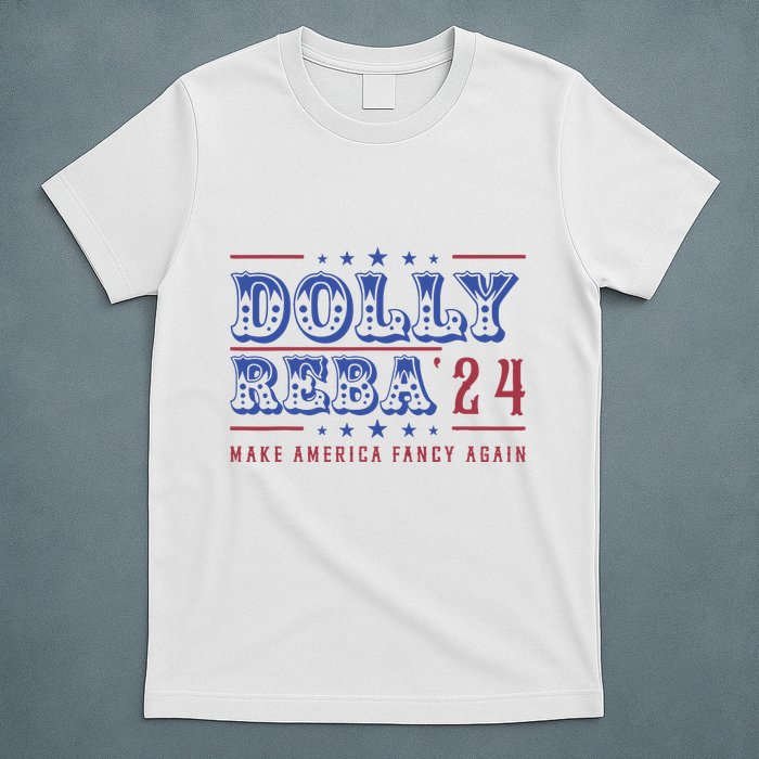 Retro Vintage Dolly And Reba 2024 Make America Fancy Again T-Shirt