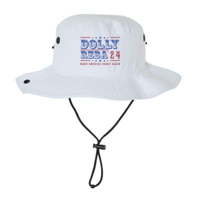 Retro Vintage Dolly And Reba 2024 Make America Fancy Again Bucket Hat