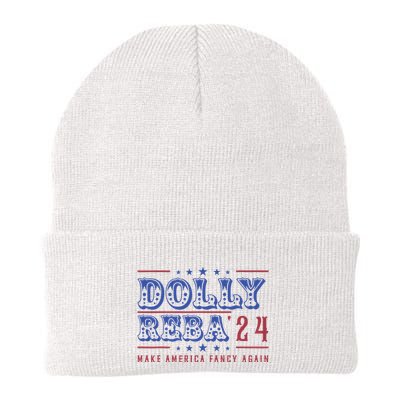 Retro Vintage Dolly And Reba 2024 Make America Fancy Again Beanie