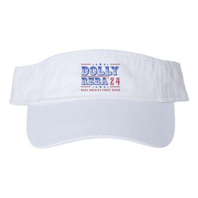 Retro Vintage Dolly And Reba 2024 Make America Fancy Again Visor