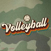 Retro Volleyball Design Volleyball Legacy Tie Dye Trucker Hat