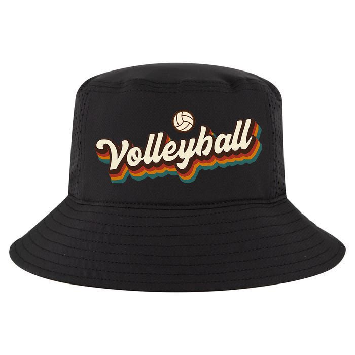 Retro Volleyball Design Volleyball Cool Comfort Performance Bucket Hat