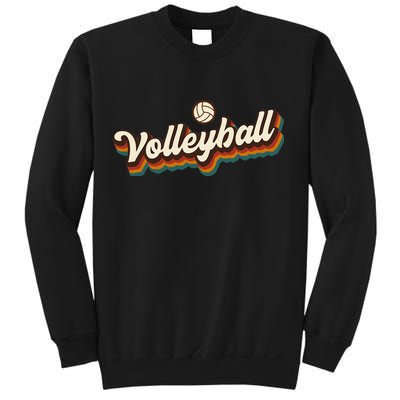 Retro Volleyball Design Volleyball Sweatshirt