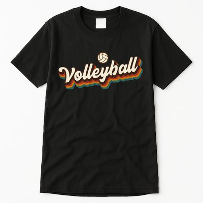 Retro Volleyball Design Volleyball Tall T-Shirt