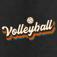 Retro Volleyball Design Volleyball Adult Drive Performance Visor