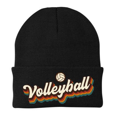 Retro Volleyball Design Volleyball Beanie