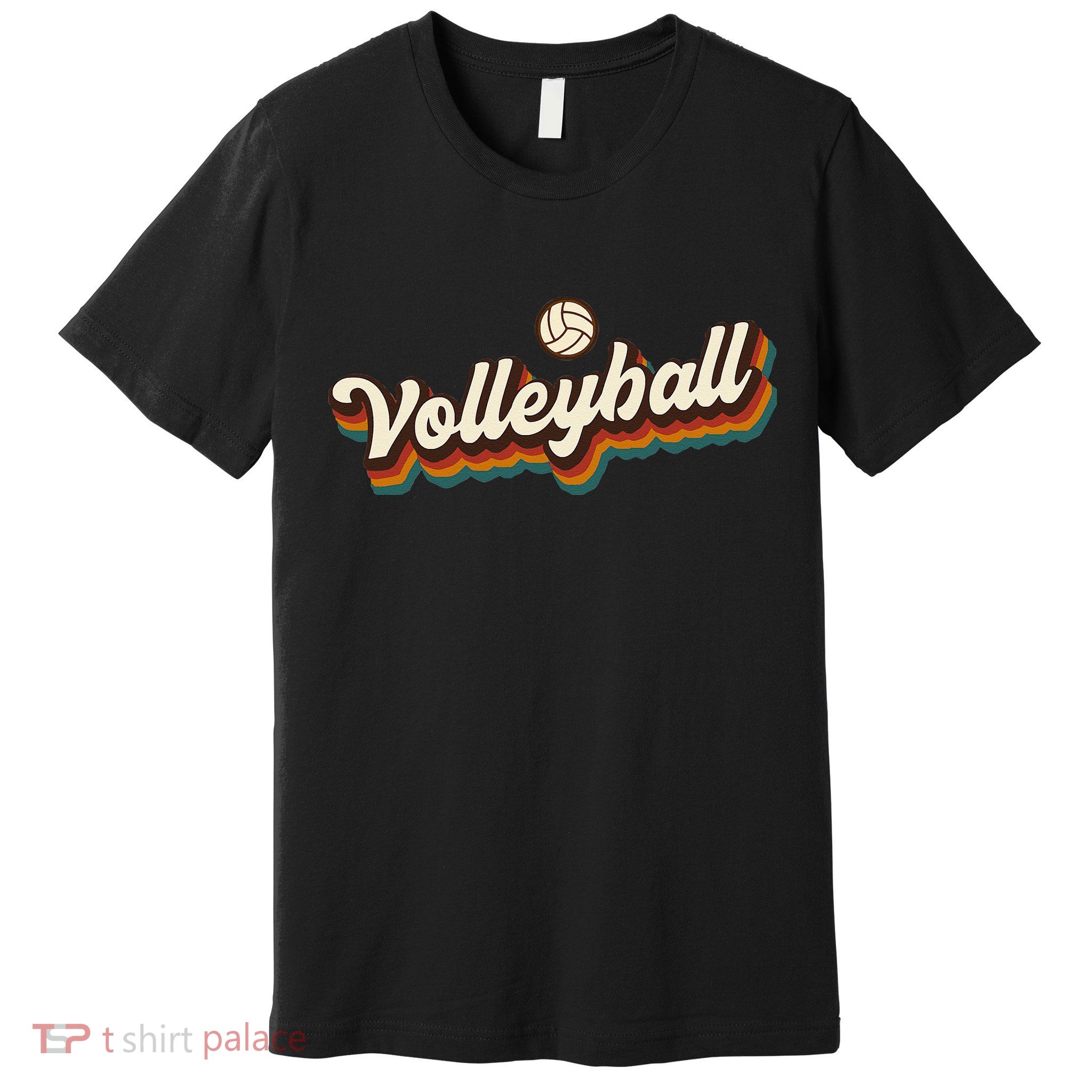Retro Volleyball Design Volleyball Premium T-Shirt