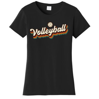 Retro Volleyball Design Volleyball Women's T-Shirt