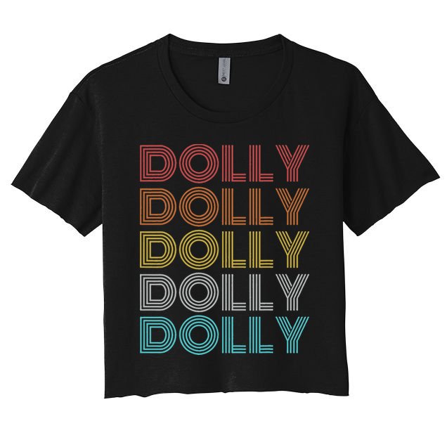 Retro Vintage Dolly Crop Top
