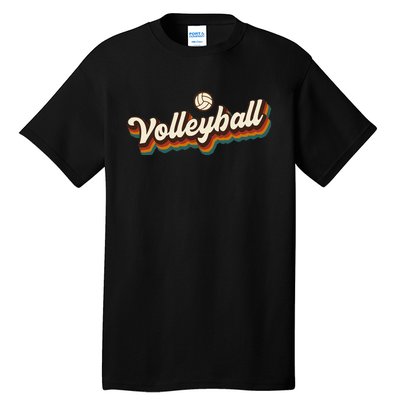 Retro Volleyball Design Volleyball Tall T-Shirt