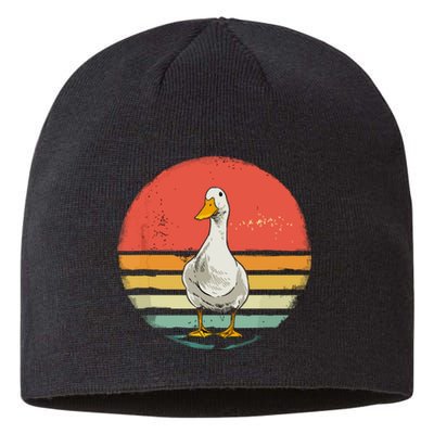 Retro Vintage Duck Sustainable Beanie